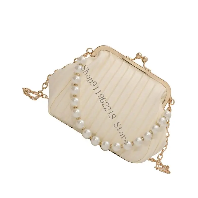 

Evening Bag Leather Shoulder Crossbody Bag with Detachable Strap Clutches Purse 066F