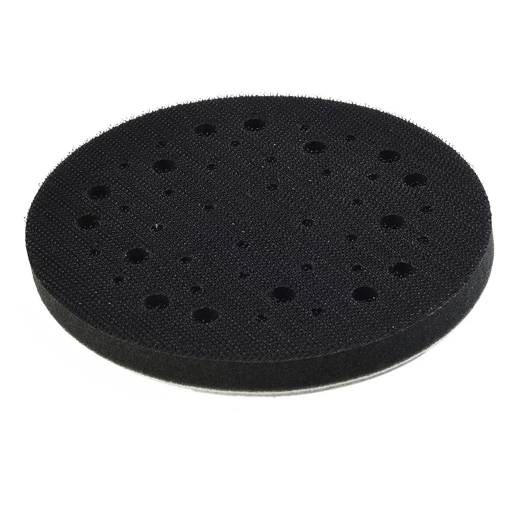 1pc 5 Inch 125mm Soft Foam Interface Pad with 44 Holes for Sander Use Providing Dust Removal and Backing Pad Protection