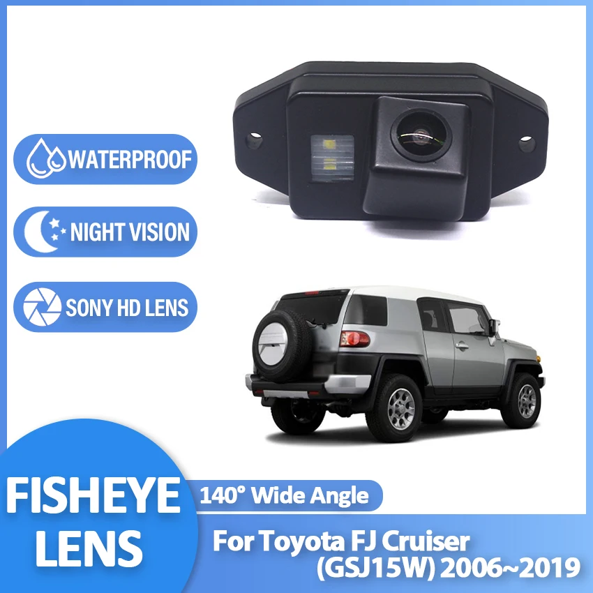 

Car Reverse Parking Camera For Toyota FJ Cruiser (GSJ15W) 2006~2017 2018 2019 Full HD CCD Nigh Vision Backup Rear View Camera