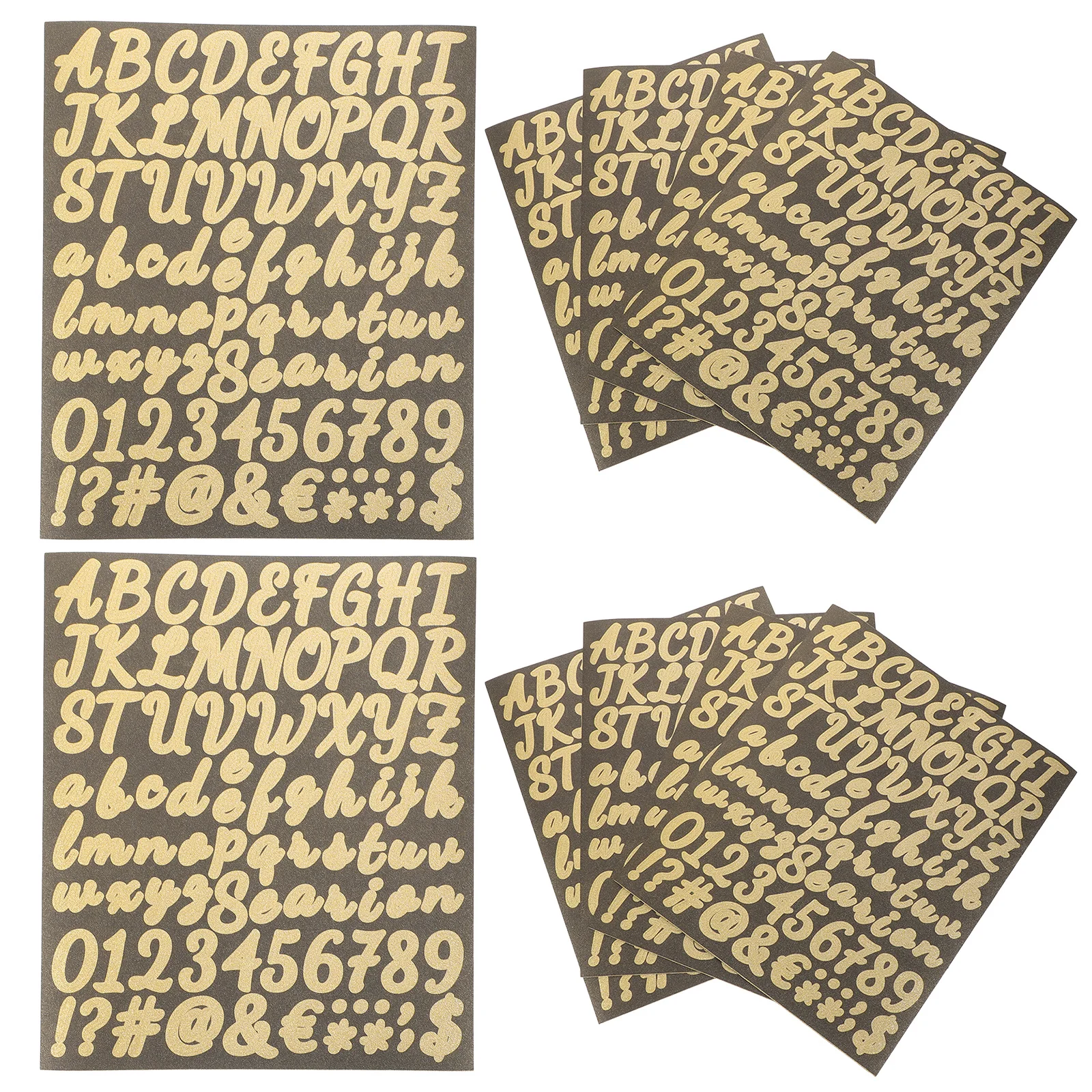 Alphabet Stickers A-Z Cute Letters Decals for Learning Educational Wall Decor Scrapbooking Crafts DIY Projects