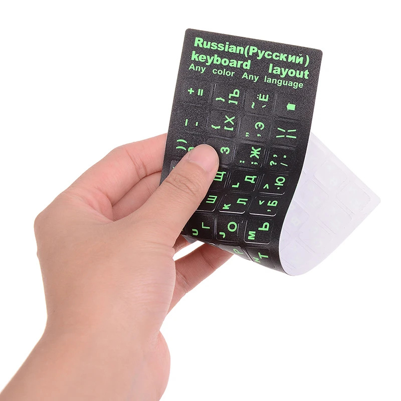 Russian Letters Keyboard Stickers For Notebook Computer Desktop Keyboard Cover Covers Russia Sticker For Laptops