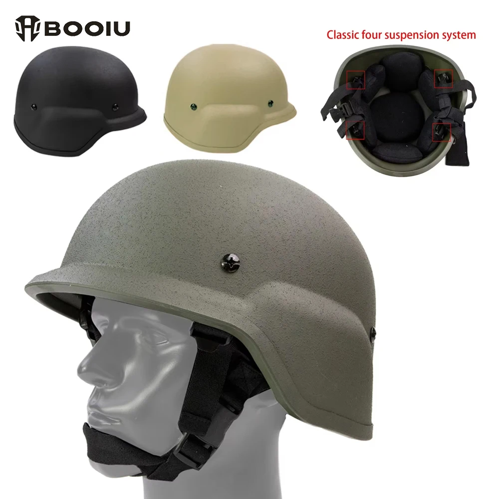 BOOIU Tactical Helmet M88 Fiberglass Fast Hunting Outdoor Lightweight Combat Cycling CS special police Anti-Riot Helmet