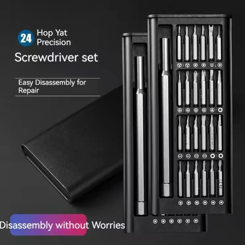 

24-in-1 Precision Magnetic Screwdriver Repair Multi-purpose Set Mobile Phone Repair Dismantling Tool Set