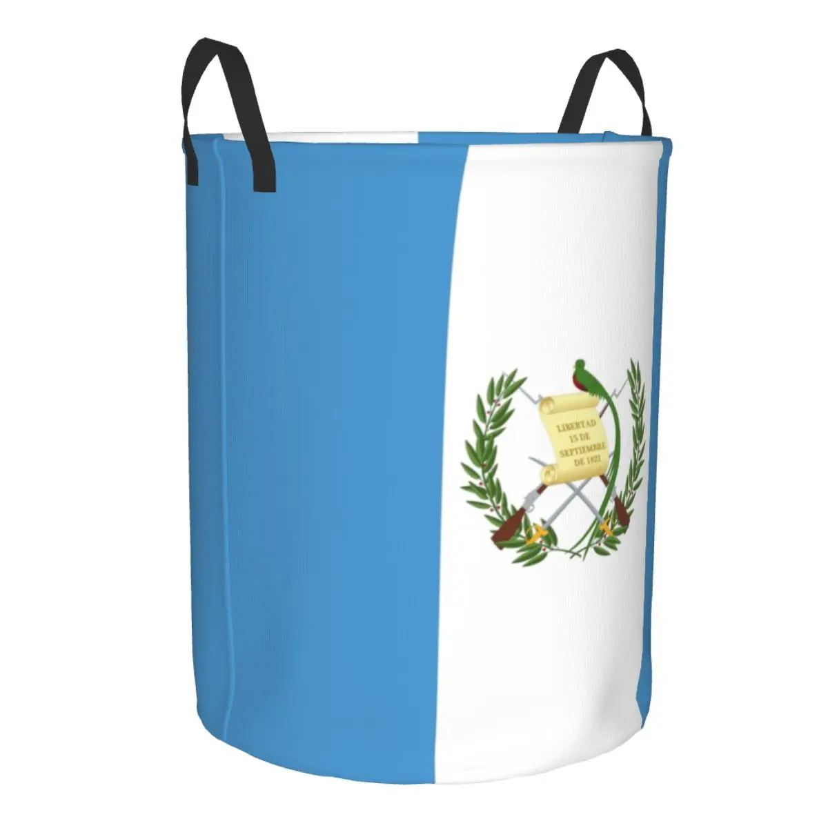 Custom Guatemala Flag Gifts Stickers Laundry Basket Collapsible Pride Toy Clothes Hamper Storage Bin for Kids Nursery