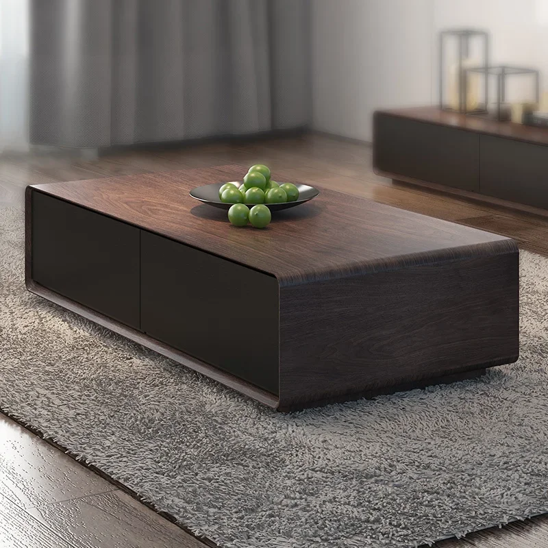 

Nordic Design Modern Coffee Table Aesthetic Storage Drawer Living Room Coffee Table Space Saving Mesa De Centro Sala Furniture