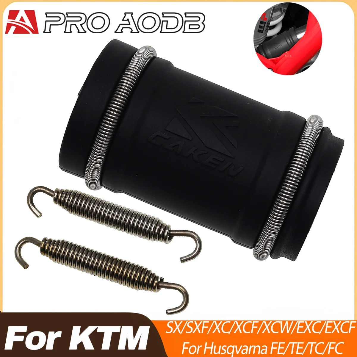 Exhaust Pipe Coupling Kit With Seal Ring & Spring For KTM EXC EXC SX XC EXC XCW  Motorcycle Motocross Exhaust System Accessories