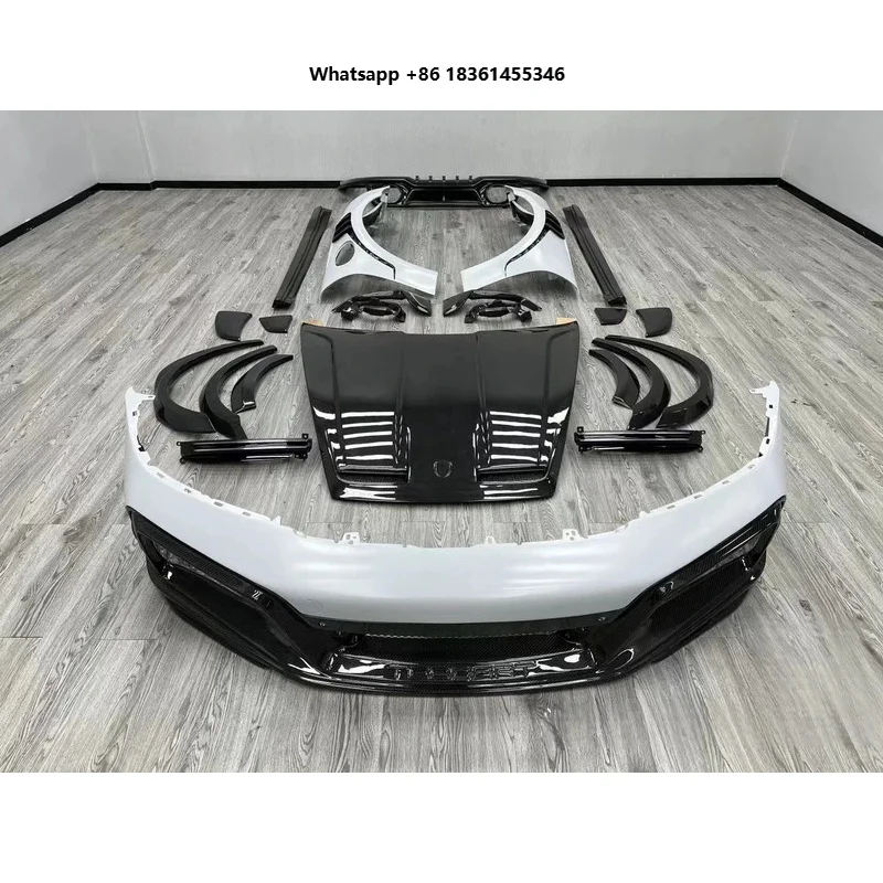 For 911 911.1 992.1 992.2 Upgrade for TE-CHART GT Car Bumper BodyKit Widebody Kit High Quality Dry Carbon Fiber Body Kit 2