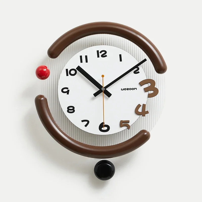 

Creative Wall Clock without Punching, Living Room Clock, 2024 New Home Restaurant Decorative Wall Minimalist Clock