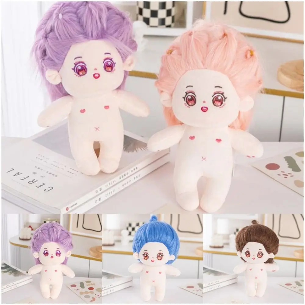 

Kawaii IDol Doll Plush Cotton Doll Stuffed Toys Soft Change Clothes Doll Cotton 20cm Stuffed Figure Toys Children Toys