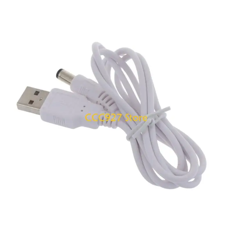 B03F USB2.0 A-Type Male to 5.5x2.5mm DC5V Power Plug USB DC5V Charging Cable