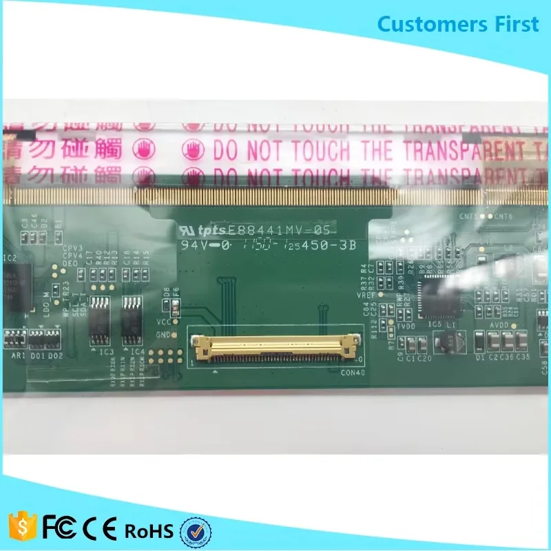 Painel LCD de 15,6 polegadas 1366 * 7638 RGB LTN156AT22-001 WLED Tela LVDS 40 pinos 262K