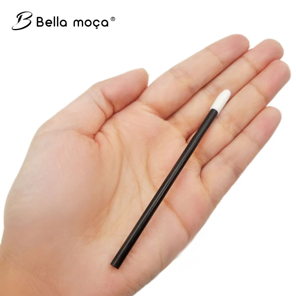 50 Pcs Lip Brush Hollow Disposable Eyelash Extension Clean Tools Lipstick Testers Wands Applicators for Makeup