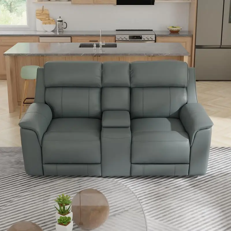 

Sapphire Dual Power Reclining Love Seat with Console