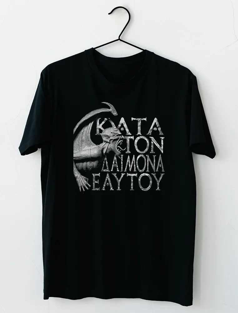 Rotting Christ Greek Black Metal Band Kata Ton Daimona Eautou T-Shirt S-2XL