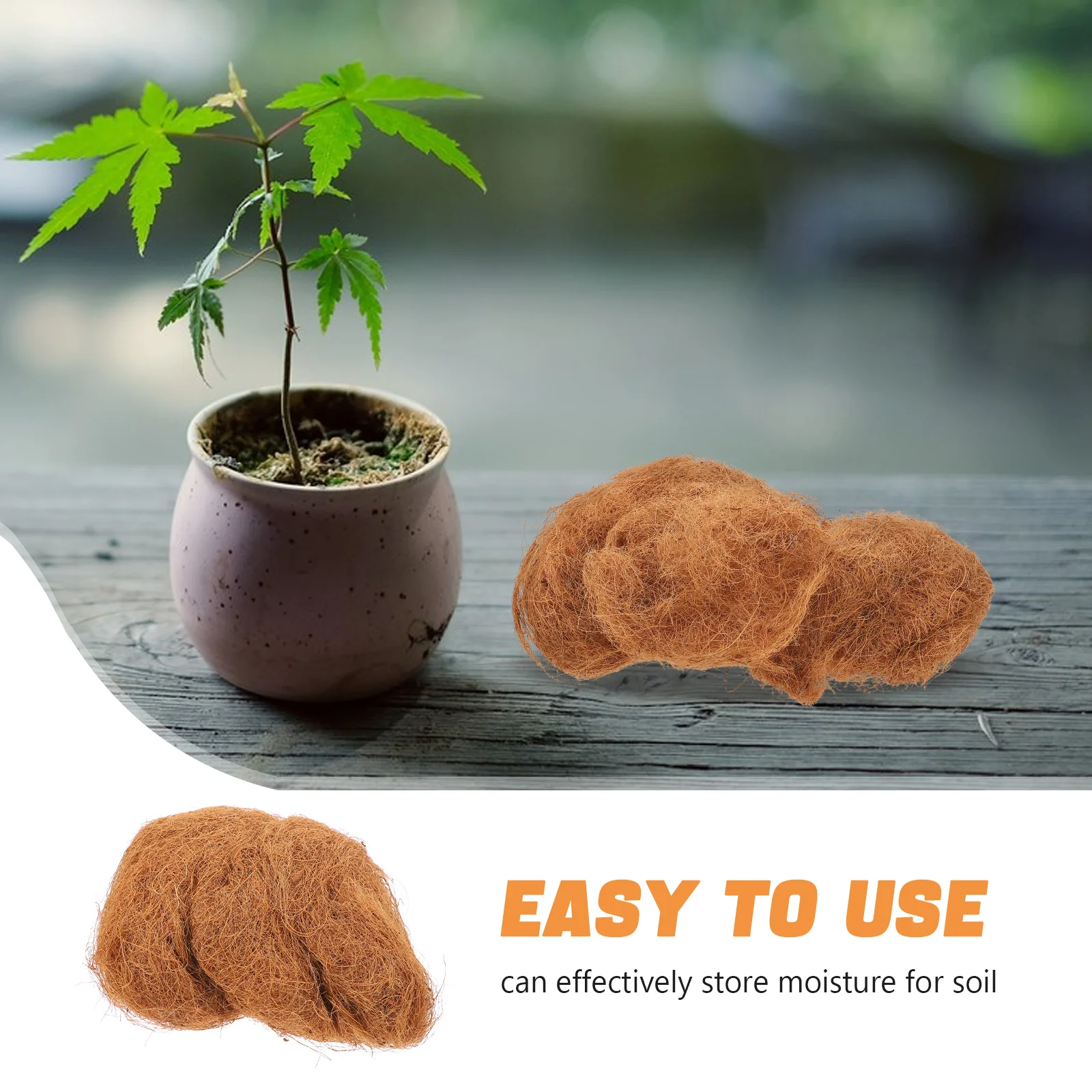 1 قطعة غطاء وعاء ألياف جوز الهند قابل للتحلل مقاومة الطقس الرطوبة الاحتفاظ حماية الصقيع لنباتات الحديقة الزهرية #5