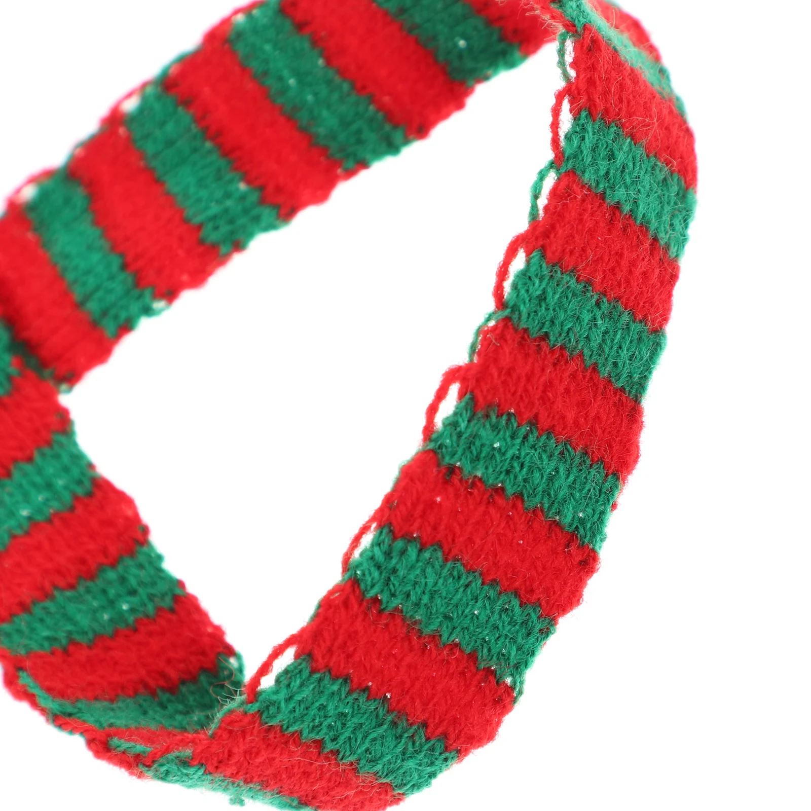 

Delicate Mini Scarves for Bottles Christmas Party Decorations Knitting Stuffed Scarves Miniature Toy Figurine nament xmas