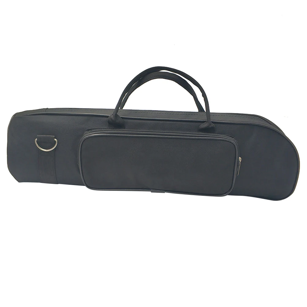 

Single Shoulder Trumpet Gig Bag Carrying Case Backpack Handbag Water Repellent 5mm Padded Oxford Cloth Durable Side Pocket