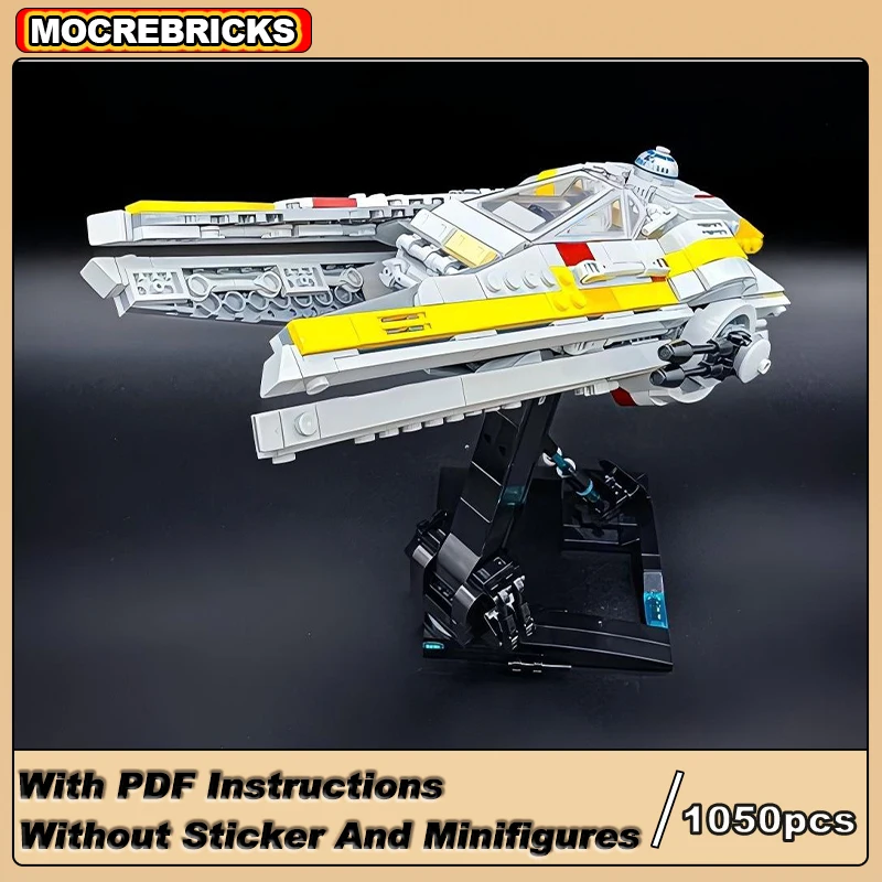 MOC-161019 M52X U Troop Transport Support Craft Interstellar Wing Fighter Technology Building Blocks Kid's Toys Sets Xmas Gifts