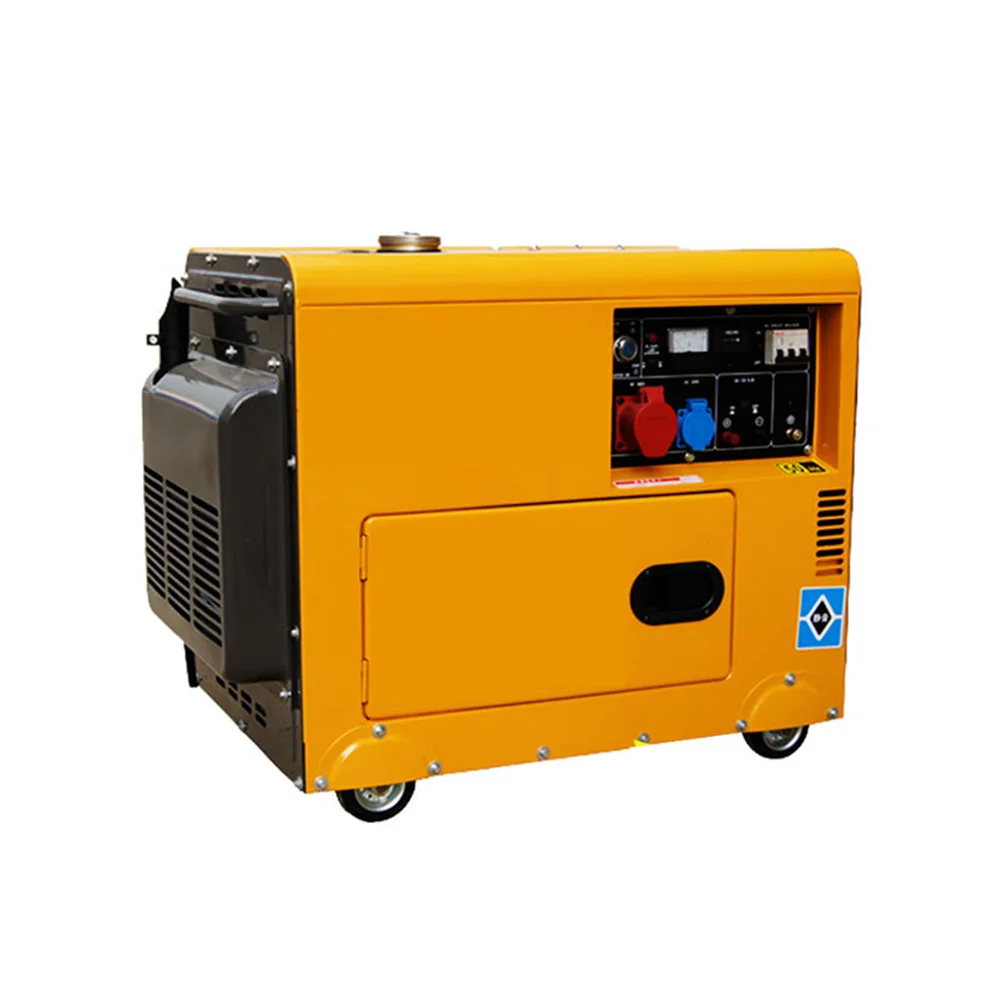 

Hot Selling 3 Phase Portable Generator 6kva Silent Air-Cooled Generator