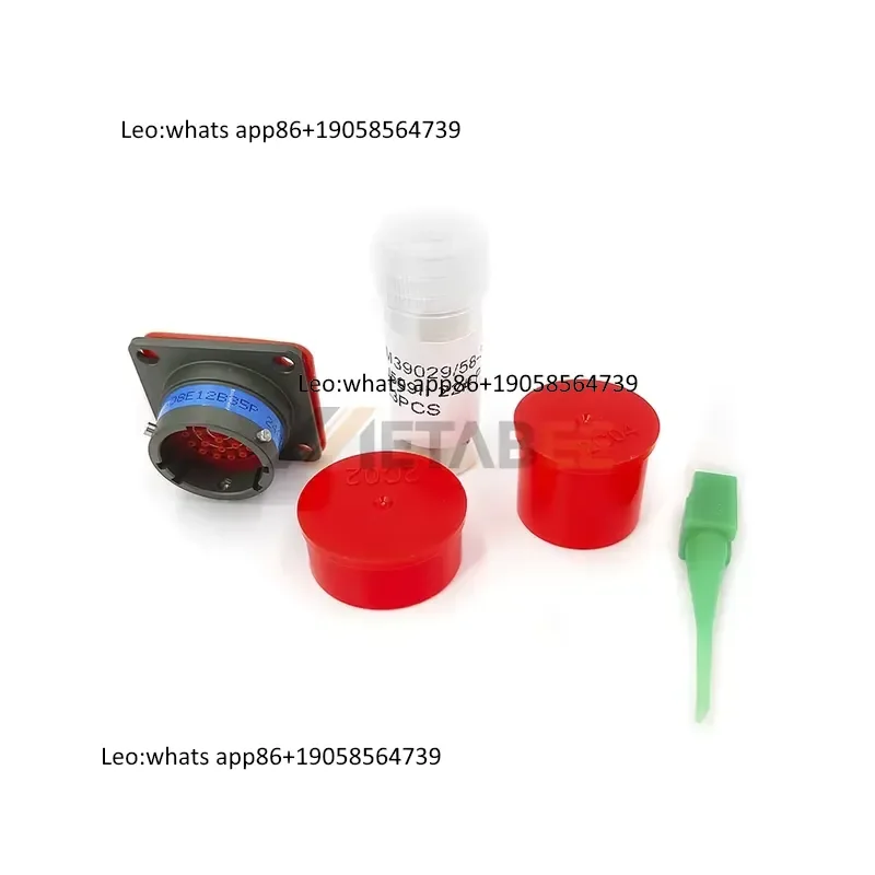 MS27508E-12B35P 66 Pin Male Circular Connector MS27508E12B35P Low Profile Bayonet Rear Box Mount Receptacle view 5