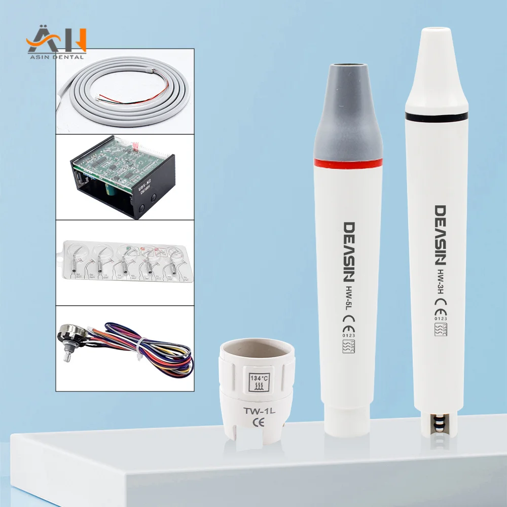 

DEASIN Dental Built in Ultrasonic Scaler N2/N2LED HW-3H WD-5L Handpiece Scaling Tips For MS Woodpecker UDS
