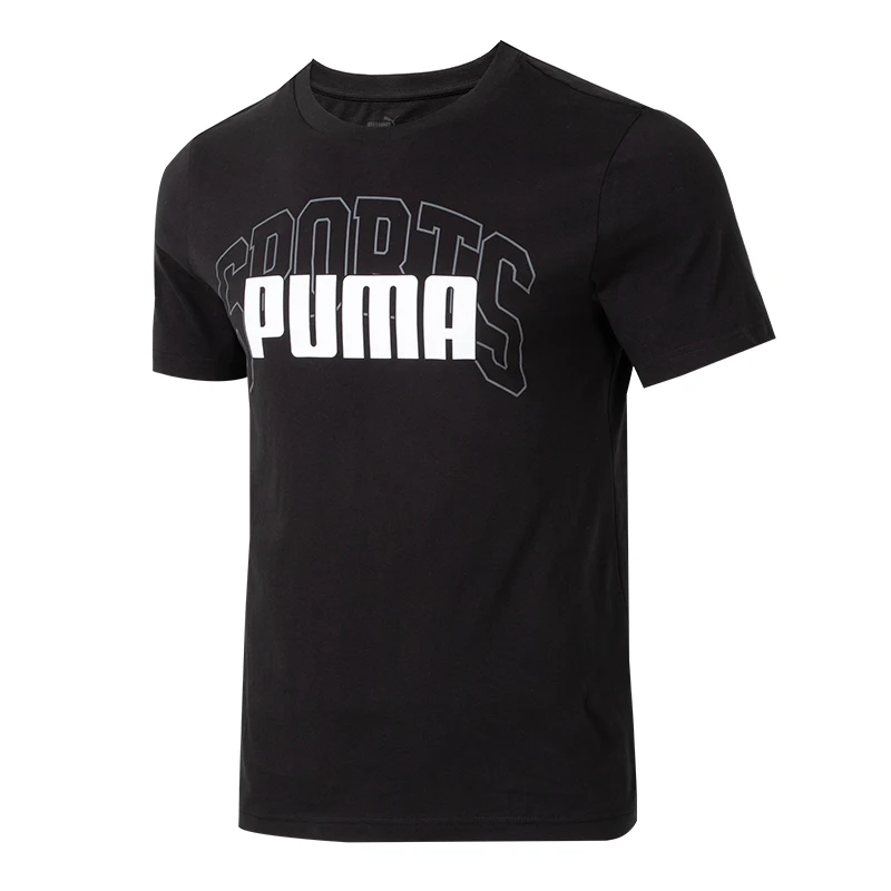 

Мужская спортивная одежда Puma с короткими рукавами, модная футболка для фитнеса и тренировок на открытом воздухе, дышащая футболка с круглым вырезом 630560-01