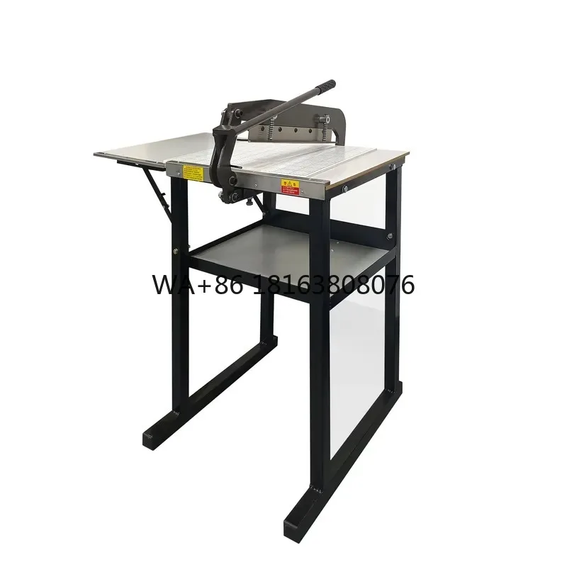 Semi Automatic Fabric Sample Zig Zag Pinking Cutter Textile Sample Cutting Machine