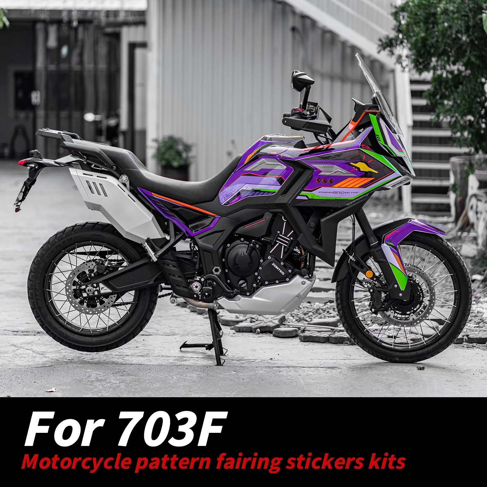 

Suitable for 2024/2026 Zontes 703F Vinyl Full Body Graphic Decal 3M Adhesive Precision-Cut Waterproof Mod Parts