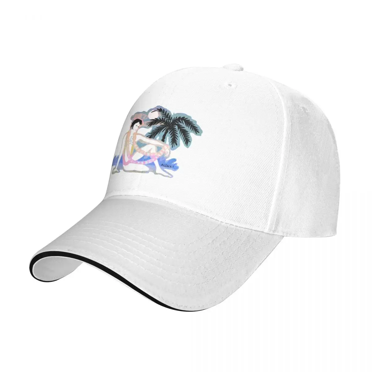 Aloha ! (Cut-out version) Baseball Cap Dropshipping Luxury Hat Golf Hat Man Trucker Hat Golf Men Women's