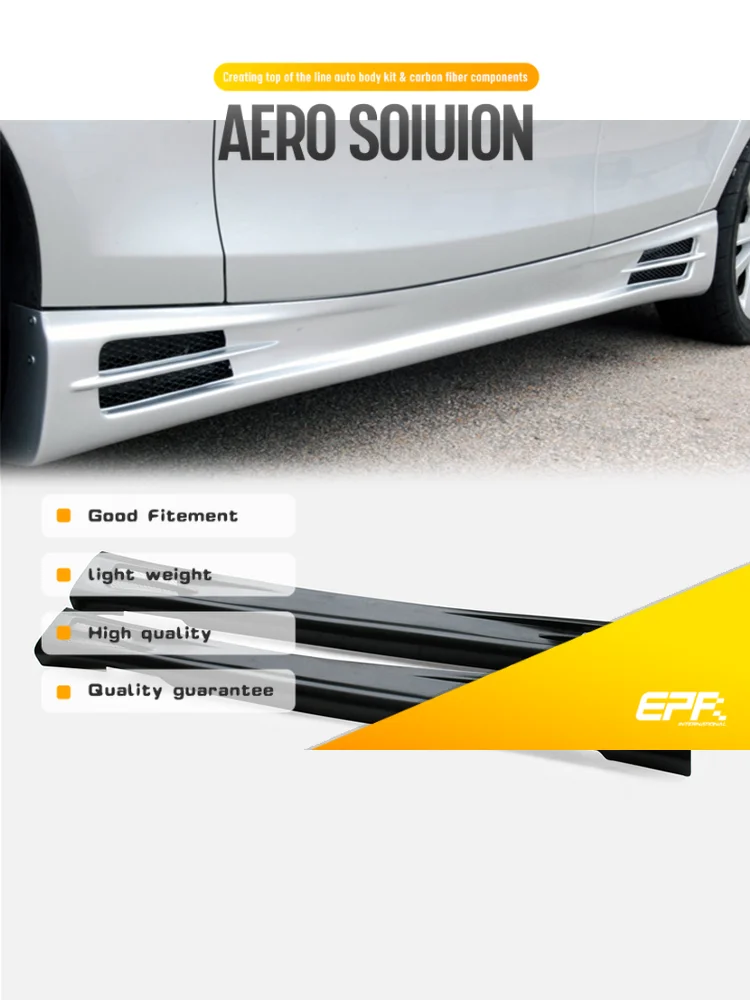 

For BMW 1 Series E87 5door Hatchback RIG-Style Side Skirt, Aerodynamic Sporty Design