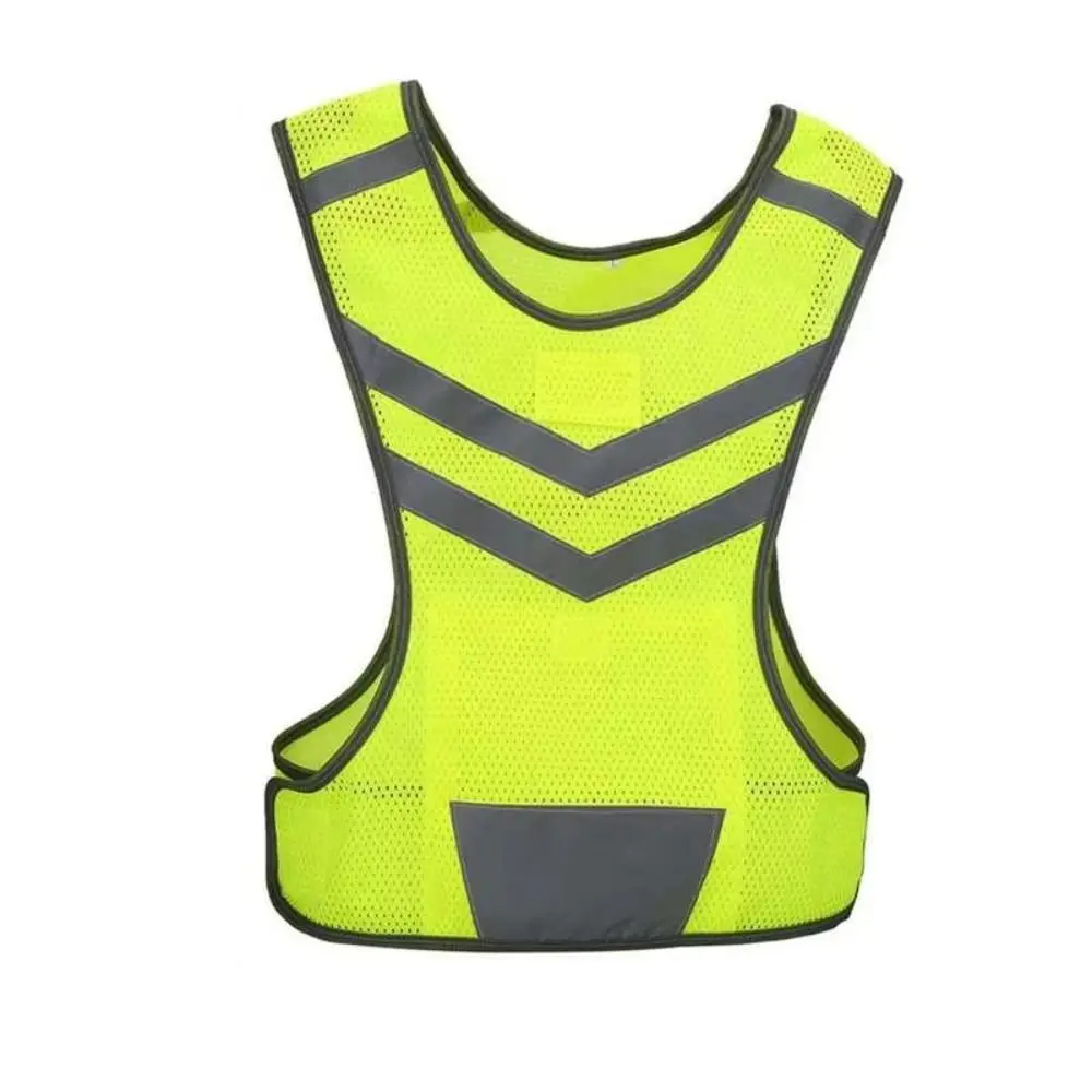 

with Storage Bag Reflective Vest Lightweight Waterproof Reflective Safety Jacket Adjustable Night Warning