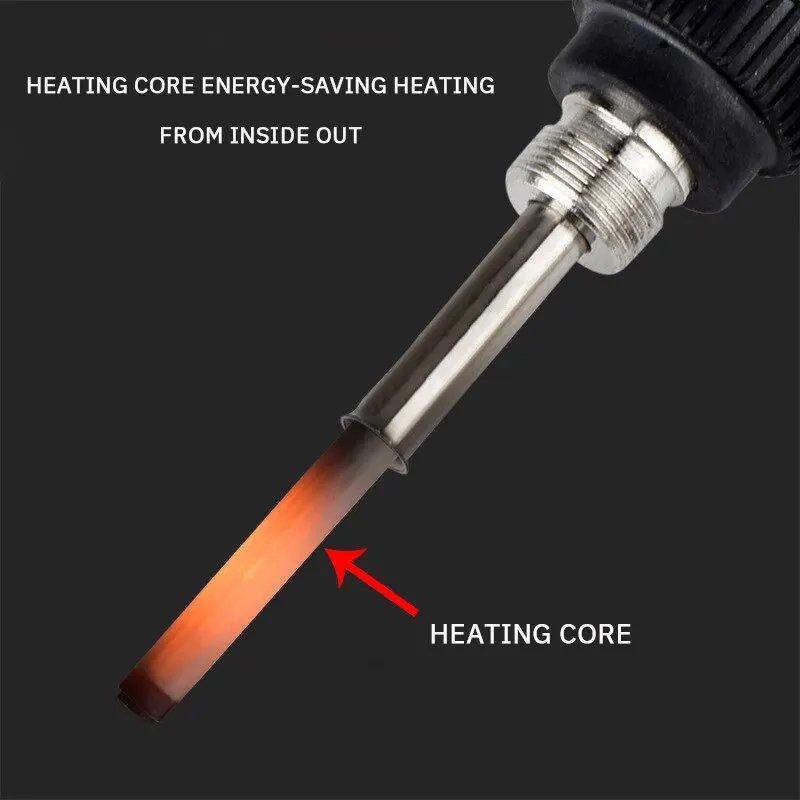 60W/80W Electric Soldering Iron Car Maintenance Adjustable Temperature Soldering Iron Welding Repair Tool Combination