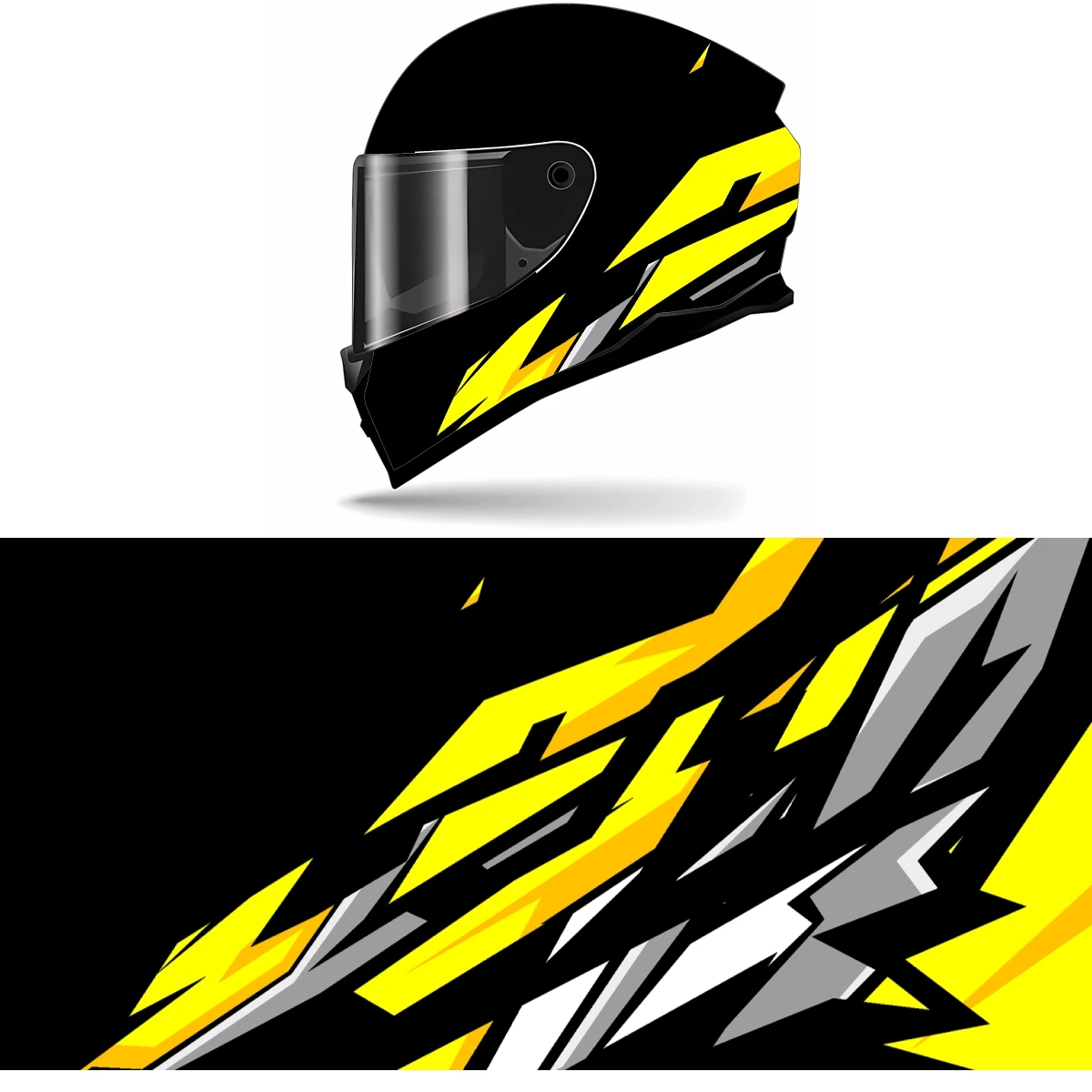 

Irregular abstract line graphics Motorcycle Helmet Stickers Self Adhesive Racing Custom Helmet Decal Wrap Vinyl Decal Stickers