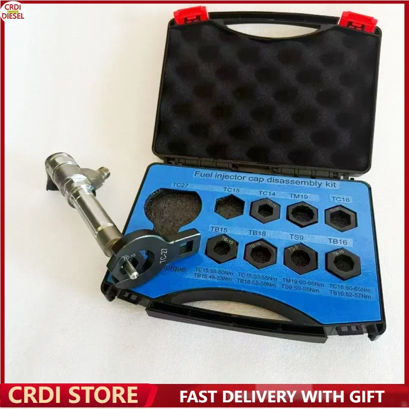 

Набор инструментов для снятия и установки дизельных форсунок (CRIN) для Bosch, Denso, Delphi, Siemens, Cummins