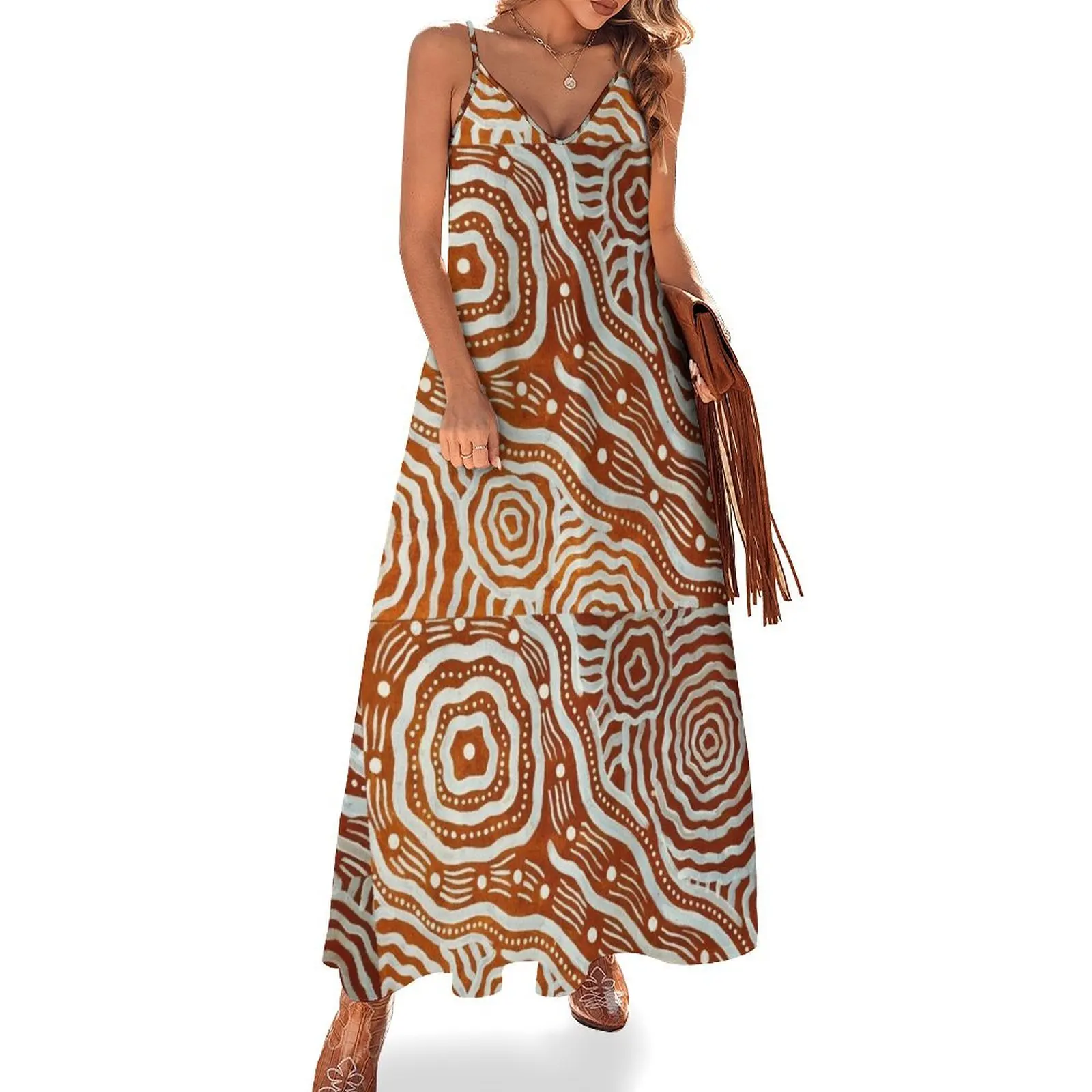 

Binyu (Shooting Star/ Spirit) Sleeveless Long Dress Beachwear summer dresses women 2025 Dress