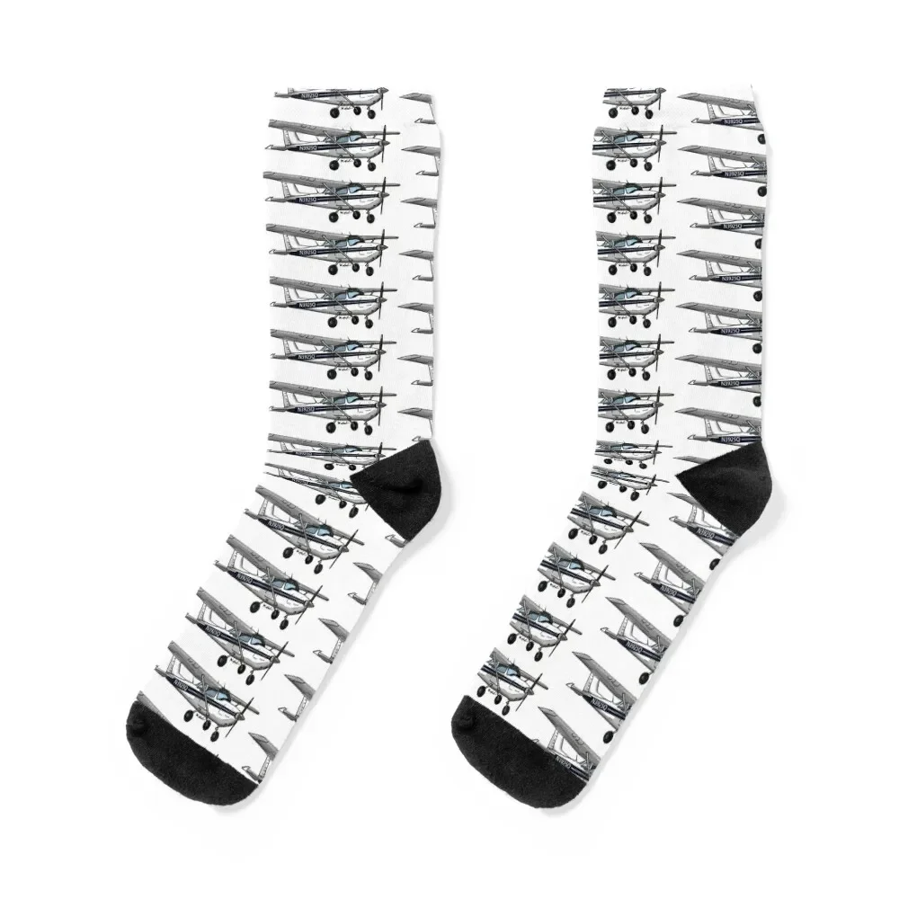 

Cessna 172 3925Q Socks warm winter professional running Sports Male Socks Women's