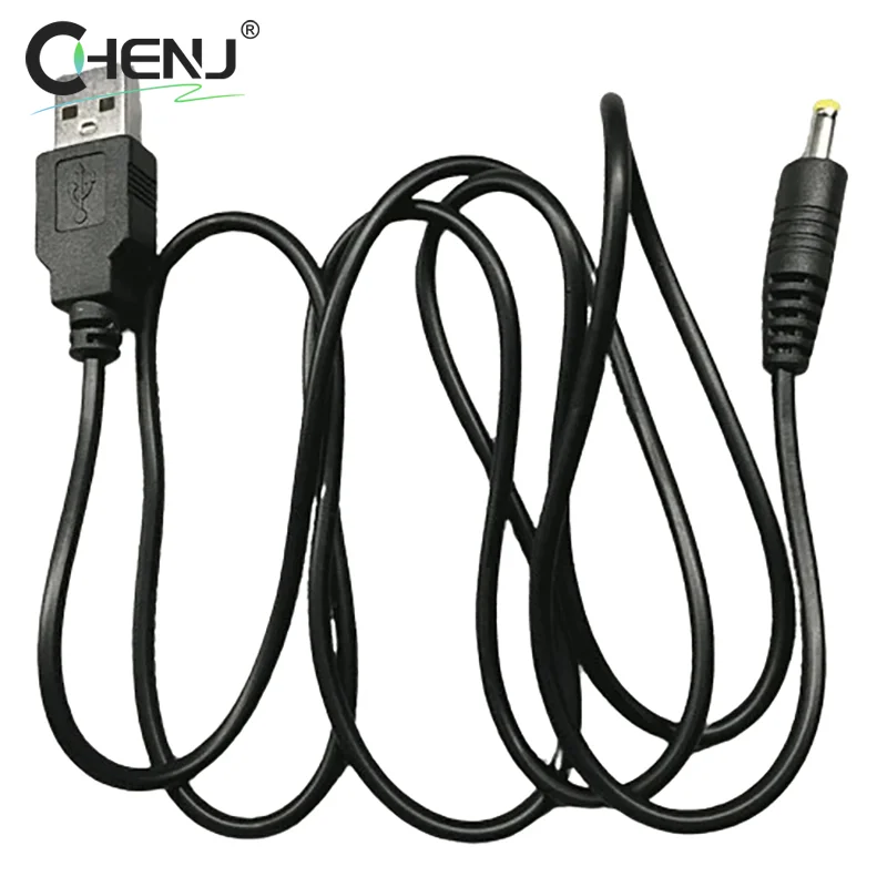 1pcs 5V USB Black Charge Cable For PSP 1000 2000 3000 Charging Cable DC4.0 Port Plug Power Charger Cable Cord