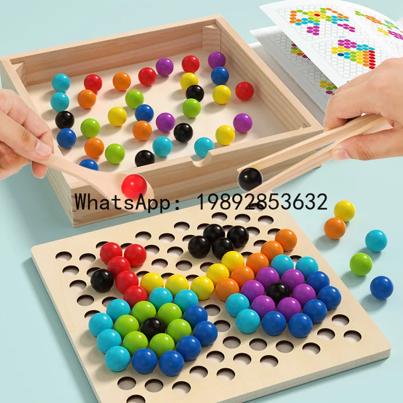 Jouet d'entraînement de mise au point éducatif pour jeunes enfants, tri des couleurs, Clip de tasse, Puzzle de motricité Fine