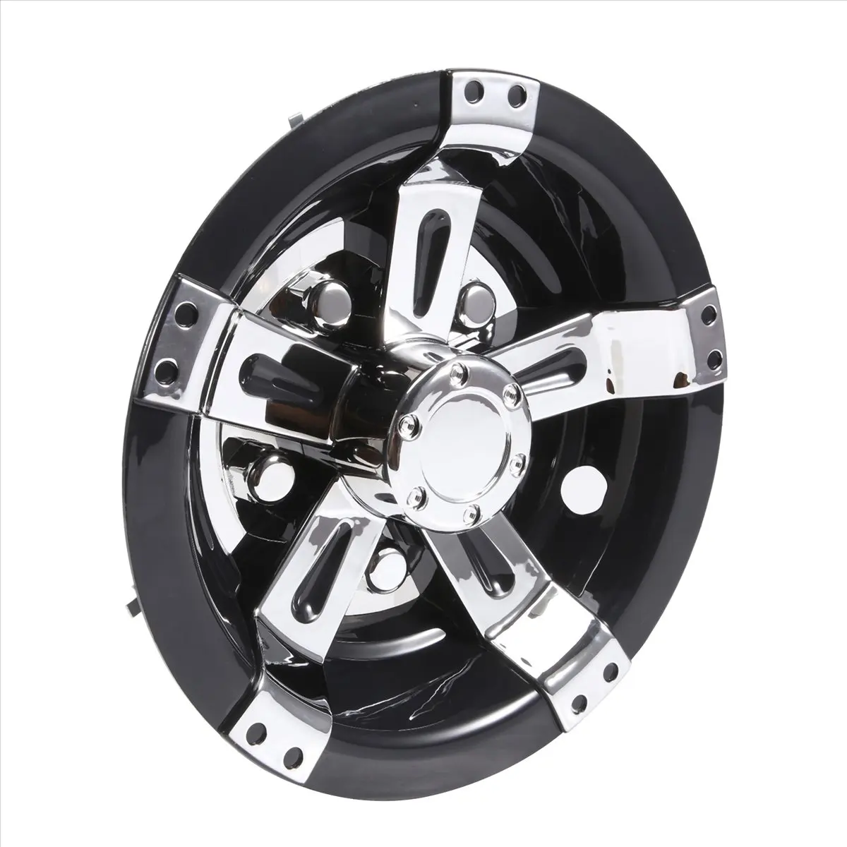 A02G 1Pcs 8Inch Golf Cart Wheel Cover, 5 Spoke Design Hub Cap for Golf Carts for Club Car, EZGO, Yamaha