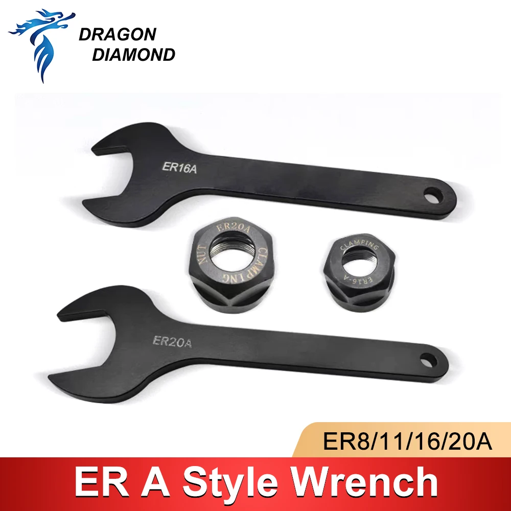 ER Collet Chuck Spanner Wrench ER8A ER11A ER16A ER20A A Type for ER Nut Series CNC Milling Machine ER-wrench