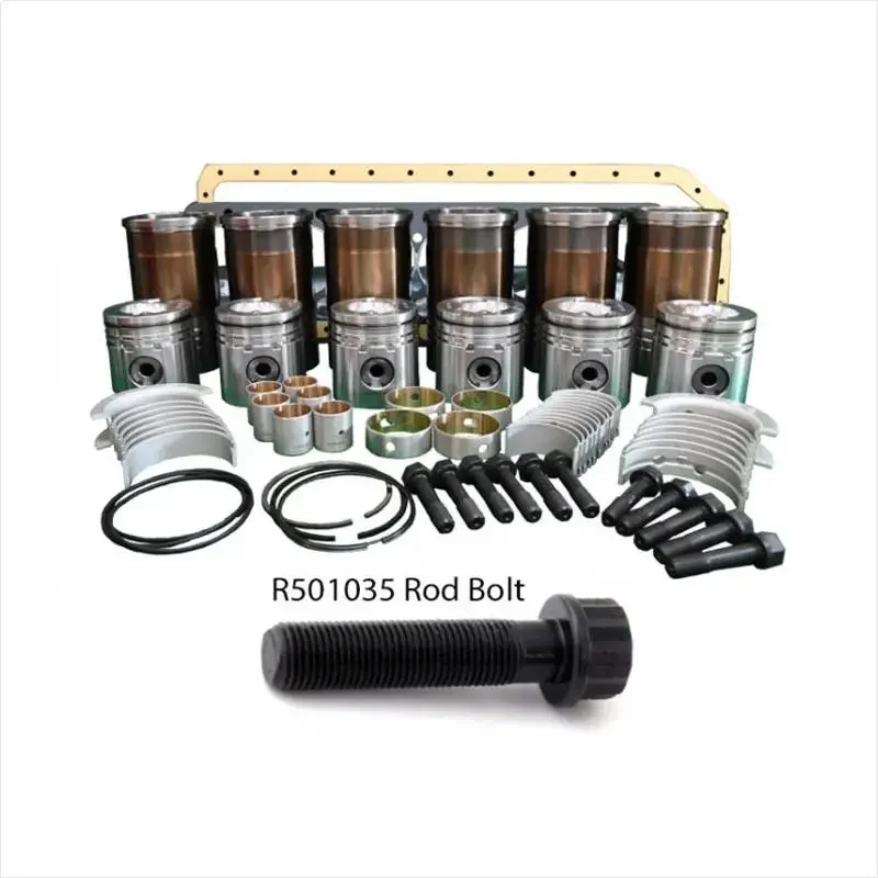 Engine Overhaul Rebuild Kit Cylinder Kit Piston Kit Gasket Set for  6081 8.1L OK504201 RE64509 RE506220 RE70688