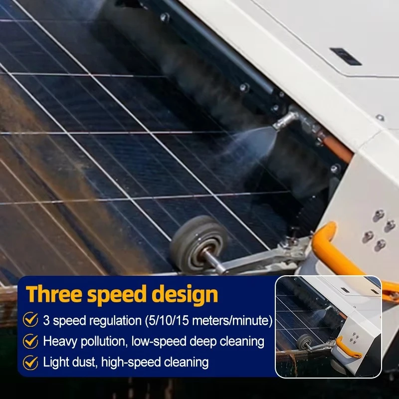 Remote Control Suspended Solar Panel Cleaning Robot High Efficiency PV Maintenance Machine for All Terrain Commercial Industrial