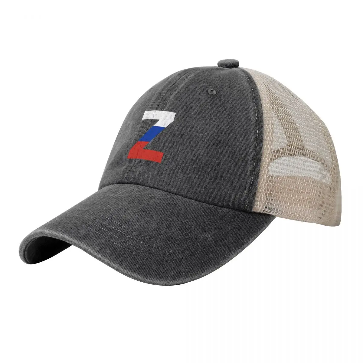 Gorra de béisbol de algodón, gorro de malla de vaquero, ruso, Z