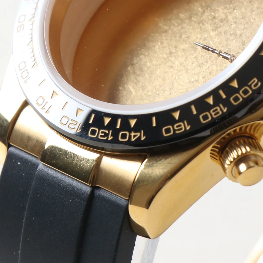 VK63 Watch Case Watch Accessories Stainless Steel Sapphire Crystal