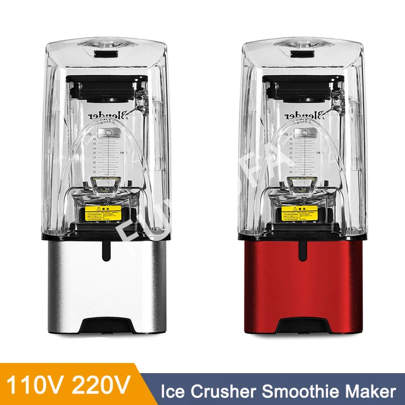 High Power Food Processor 4500W Heavy Duty Commercial Grade Blender Mixer Juicer Ice Smoothie Bar Fruit Blender Juice Crusher