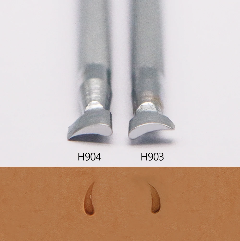 Leather Work Stamping Tool Cutoff Pattern H903 H904 Stamps Leather Carving Stamping Stamps Tool Japan