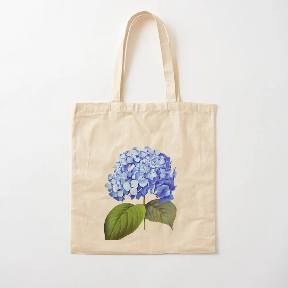 Blue hydrangea Tote Bag tote bag men's shopper bag women canvas tote women Shopper handbag