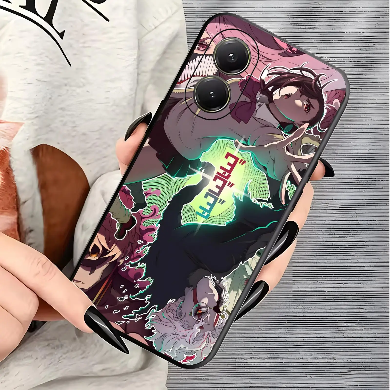 anime DAN DA DAN  Phone Case For Xiaomi POCO M7 M6 M5 X8 X7 X6 F8 F7 F6 Pro 5G Soft black Shockproof Cover view 2
