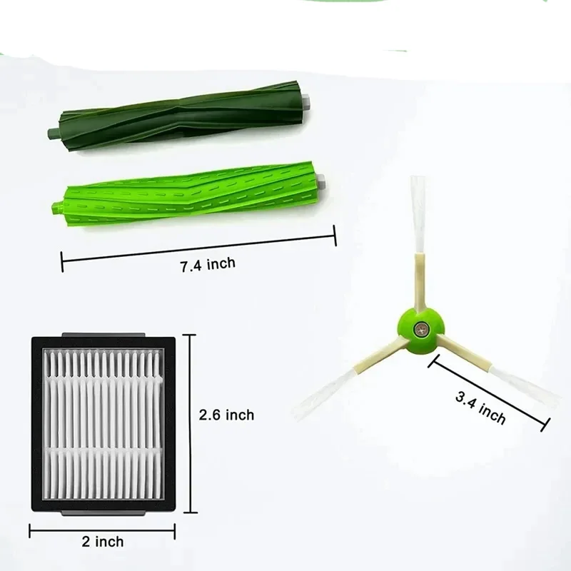 

For iRobot Roomba i7 i7 i6 i8 i3 Plus E5 E7 E&I Series Hepa Filter Side Brush Main Brush Vacuum Cleaner Accessories