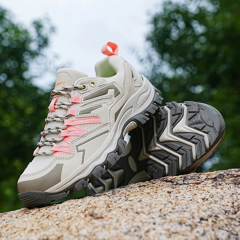 Unisex Sports Shoes Men's Breathable Mountain Climbing Shoes Women Outdoor Casual Shoes Anti-slip Men Travel Walking Sneakers
